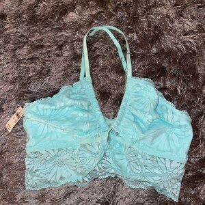 Aerie Lace Bralette in Aqua
